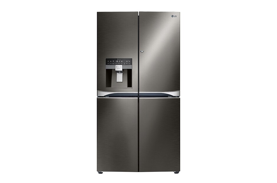 712L French Door Fridge, with DoorInDoor®, in Black Stainless Steel